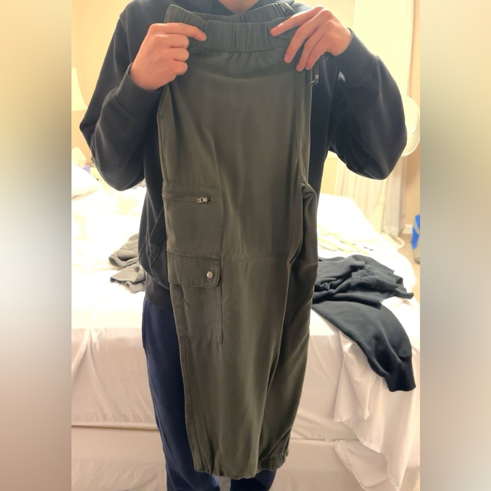 Soft cotton “cargo” pants